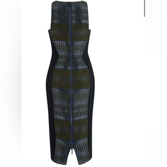 AMANDA WAKELEY Midnight/Multi Tapis Short Jacquard Dress size 6 - Picture 2 of 13